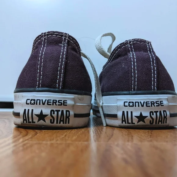 2/$35 Unisex Purple Retro Converse sneakers - Picture 7 of 8